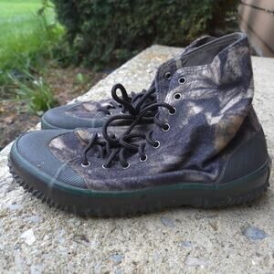 Cabela's steel shank camo sneakers boots shoes men's sz 7